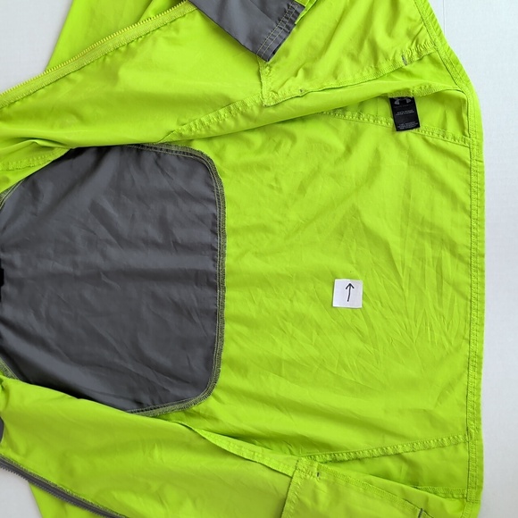 Under Armour Loose Zip Up Lightweight Windbreaker Jacket YMD Youth Medium - Picture 15 of 16